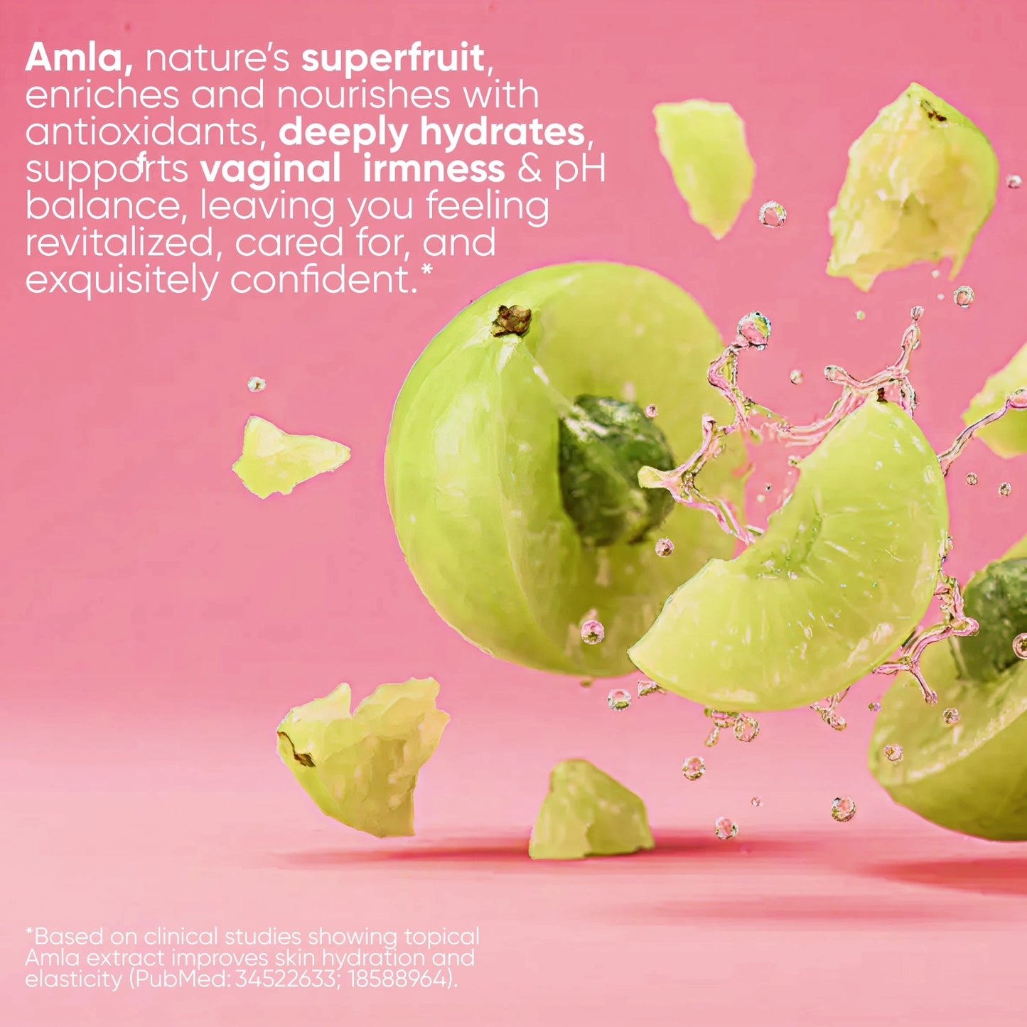 Intimate Gel with Amla & Hyaluronic Acid — Hormone-Free, pH-Balanced Relief for Vaginal Dryness & Irritation — Gynaecologist Reviewed — 60ml