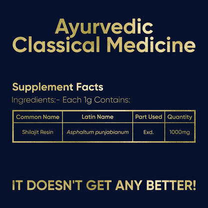 Not Shy Shilajit Himalayan Gold Resin – Premium Ayurvedic Shilajit with Fulvic Acid & 85+ Minerals, High-Altitude Himalayan Source, Daily Wellness Adaptogen Supplement for Men & Women - 20g