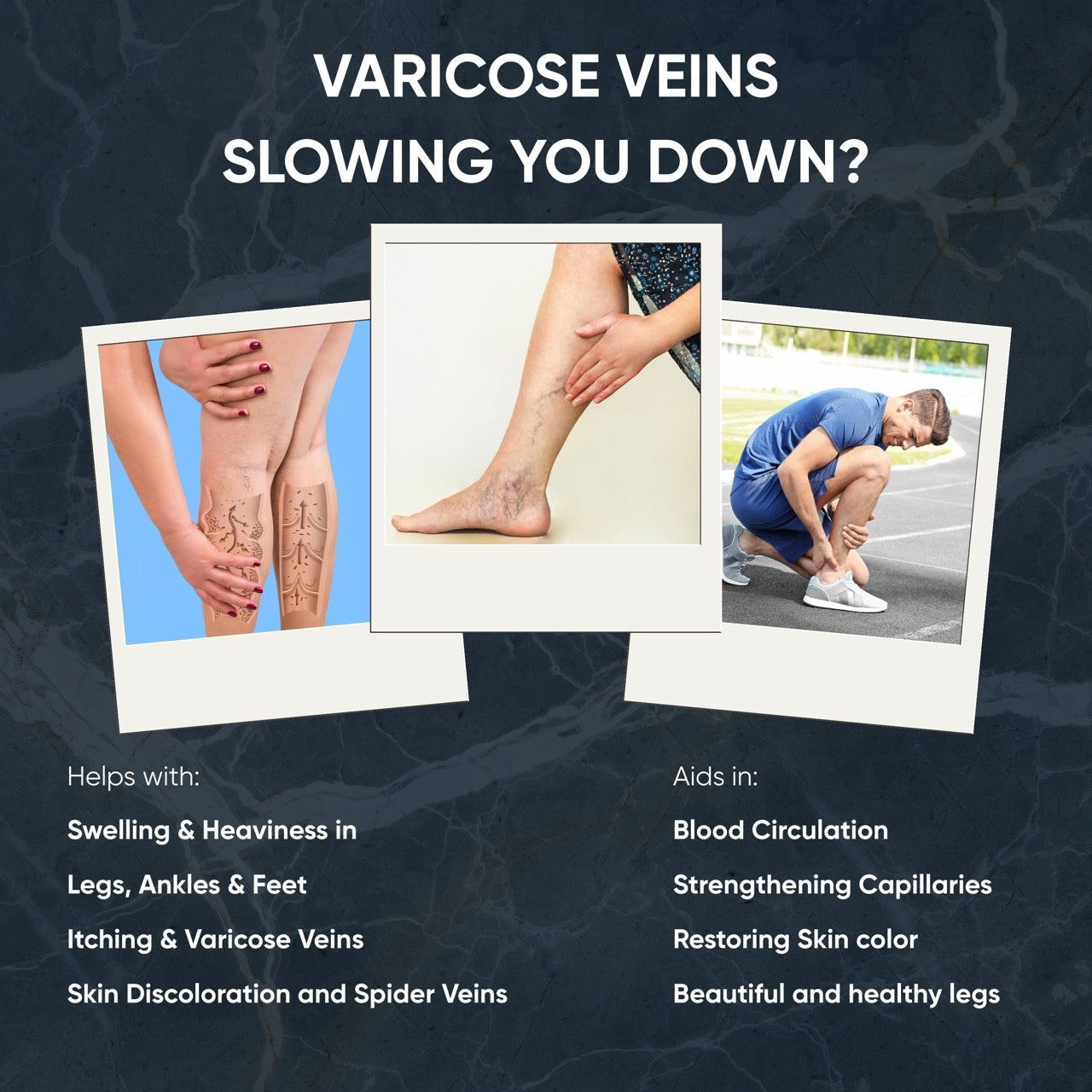 PENIKOSETE®️ Ayurvedic Advanced Vein Care Kit to Reduce Varicose Veins & Boost Circulation with 60 Easy-to-Swallow Ayurvedic Tablets of Ashwagandha, Punarnava, Turmeric & Triphala