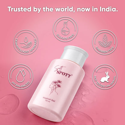 Intimate Gel with Amla & Hyaluronic Acid — Hormone-Free, pH-Balanced Relief for Vaginal Dryness & Irritation — Gynaecologist Reviewed — 60ml